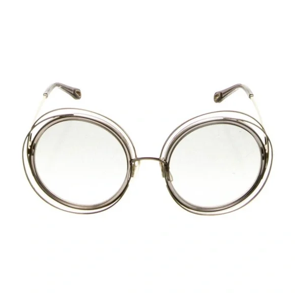 Chloe | Accessories | Chloe Silver Round Glasses | Poshmark display picture 3